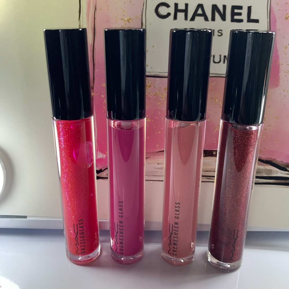 🔥 price for all four🔥 Authentic 2) dazzle glass 2)Creme sheen